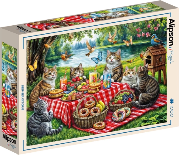 Alipson Puzzle koci piknik 1000 elementów