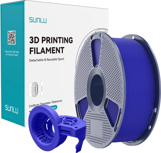 Sunlu wysokoprędkościowy matowy filament PETG niebieski