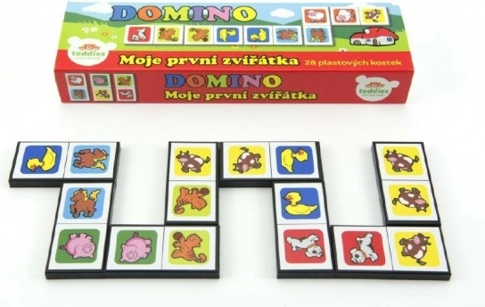 Domino Moje pierwsze zwierzątka – gra towarzyska dla dzieci