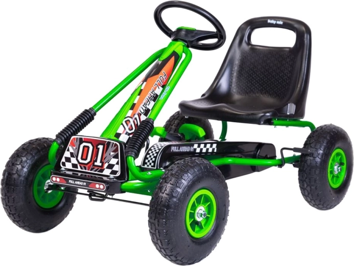 Dziecięcy gokart na pedały BABY MIX Razor zielony