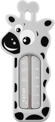 dziecięcy termometr kąpielowy Akuku żyrafa szary