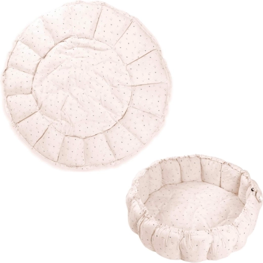 Play and Go Coco Bloom gniazdko niemowlęce i mata do zabawy 3w1 Moon