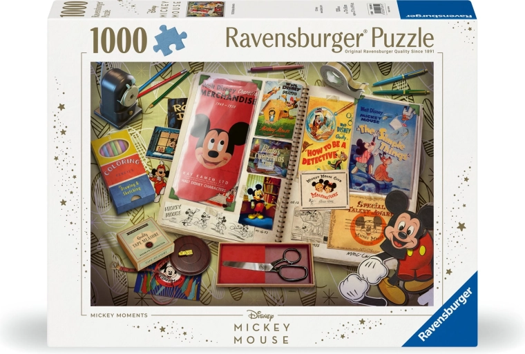 Puzzle Ravensburger Disney: Rocznica Myszki Miki 1950, 1000 elementów