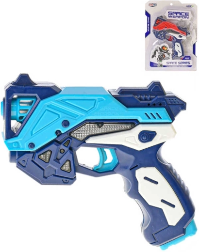 Kosmiczny pistolet dziecięcy ze światłem i dźwiękiem 17 cm - 1 sztuka