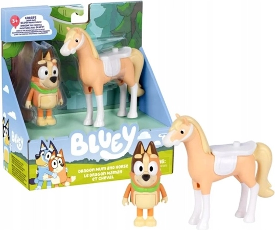 Bluey Chilli na koniu