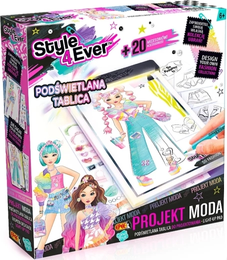 Projekt moda – podświetlana tablica do projektowania