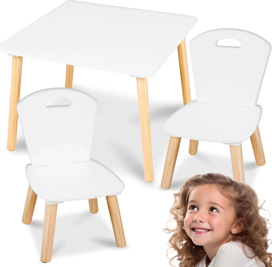 Stolik dziecięcy z 2 krzesełkami Ricokids
