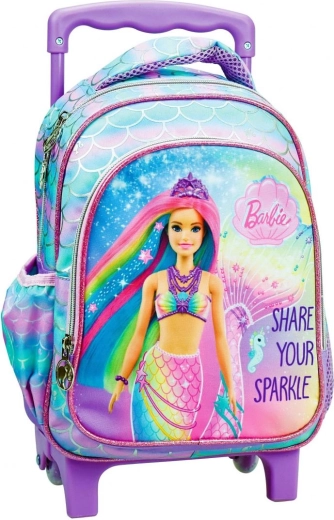 Plecak na kółkach (trolley) Barbie 30 cm