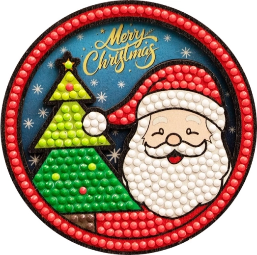 2Kids Toys diamentowe malowanie magnes Santa - 1 sztuka