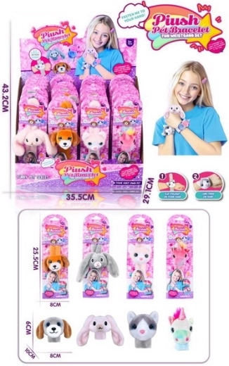 Pluszowa bransoletka ze zwierzątkiem