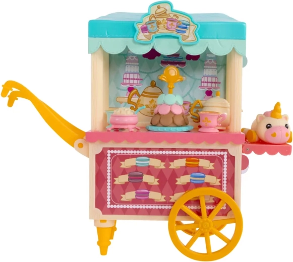 Wózek do herbaty pełen smakołyków