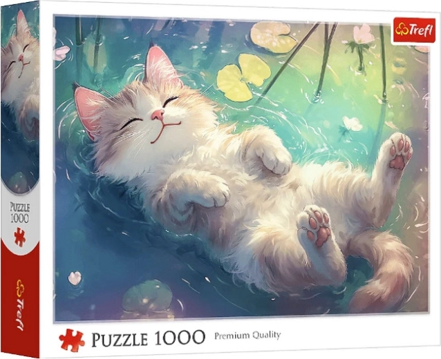 Puzzle 1000 elementów Purrfektny relaks