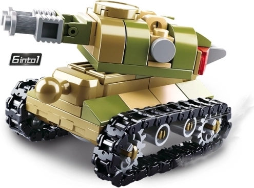 Sluban Król Sił Lądowych Zestaw Konstrukcyjny Wojskowy Robot