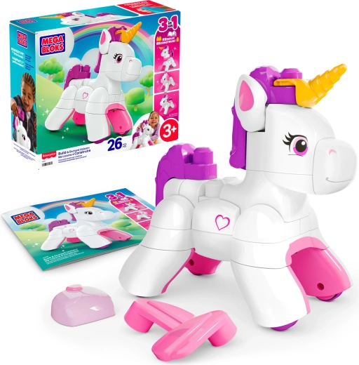 Mega Bloks magiczny jednorożec – klocki konstrukcyjne 26 elementów