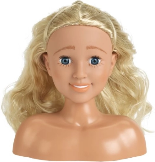 Długie blond włosy do kreatywnych fryzur