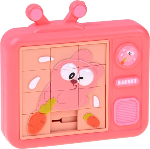 Przesuwane puzzle z króliczkiem
