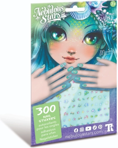 300 naklejek do kreatywnego manikiuru
