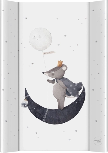 Ceba Baby dwustronna mata do przewijania ze sztywną płytą ultra light moon prince 50 × 70 cm