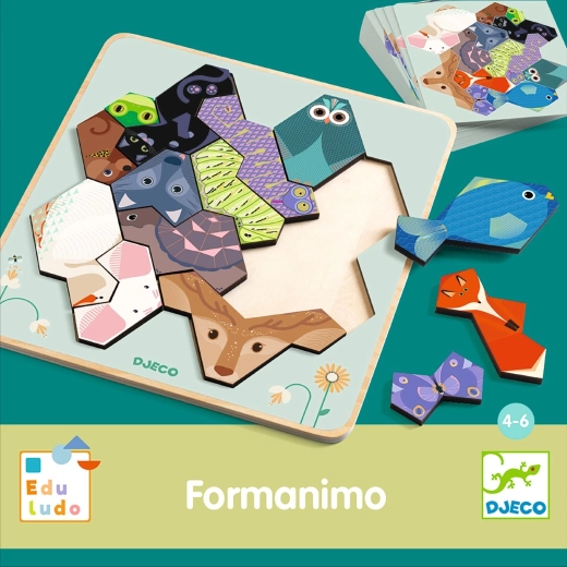 DJECO Formanimo – zwierzątka z kształtów