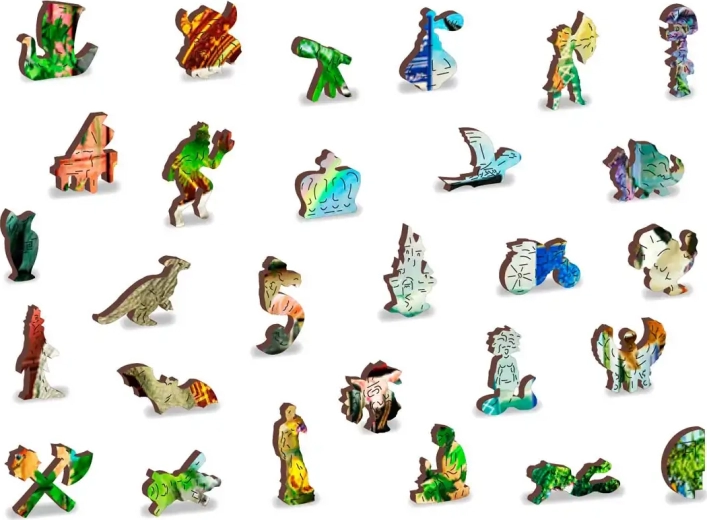 Unikalnie wycięte elementy „whimsy”