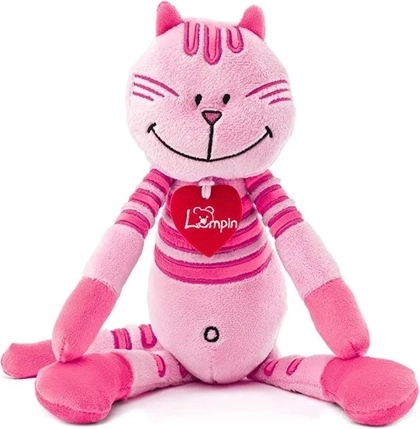 Woodyland Lumpin pluszowy kot Rosalie różowy 38 cm