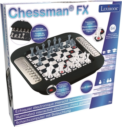 Lexibook elektroniczna gra szachowa ChessMan FX