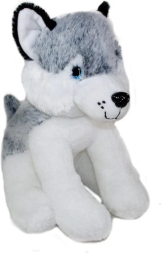 Interaktywny pluszowy pies husky 24 cm