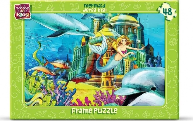 ART PUZZLE syrena – puzzle planszowe, 48 elementów