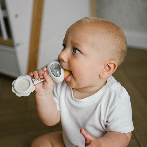 Silikonowy gryzak dla ulgi dziąsłom