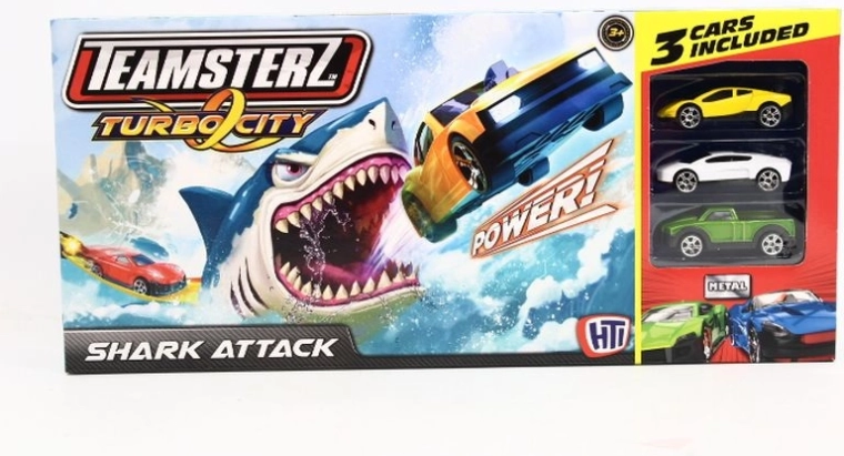 Teamsterz tor Shark Attack z wyrzutnią i 3 autkami