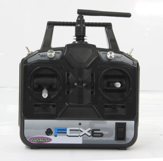 Nadajnik Jamara FCX6 2,4 GHz, gaz po prawej stronie (B-stock) - 1 sztuka