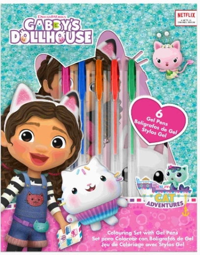 Zestaw piśmienniczy GABBY’S DOLLHOUSE, 7 szt.