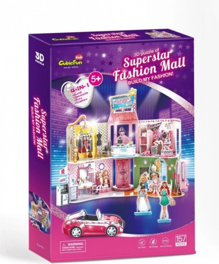 Puzzle 3D Modne centrum handlowe