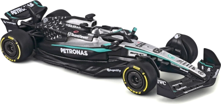 Autentyczny wygląd bolidu Mercedes-AMG Petronas W16 (2025)
