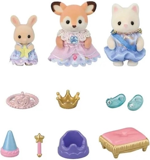 Trzy księżniczki ze świata Sylvanian Families