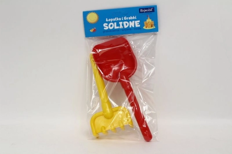 Solidna łopatka i grabki do piasku