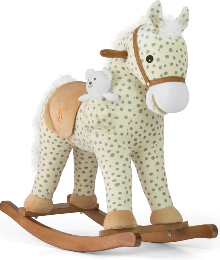 Konik na biegunach Milly Mally Pony Gray Dot