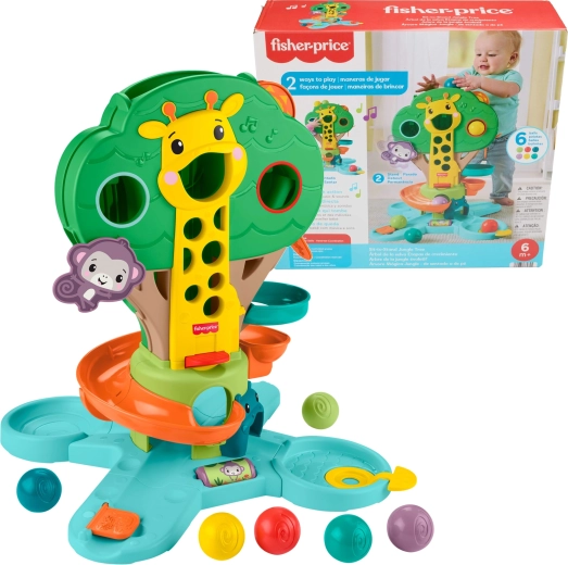 Fisher-Price aktywne drzewko z kuleczkami – od siedzenia do stania