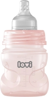 lovi butelka dla niemowląt trends 120 ml różowa