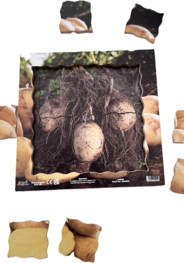 Drewniane puzzle w ramce