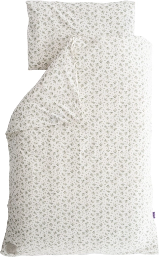 Träumeland pościel jersey oliwkowa 100 × 135 cm + 40 × 60 cm