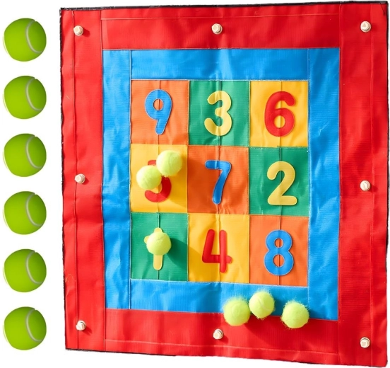 Masterkidz kwadratowa tarcza na rzep STEM do rzucania do celu