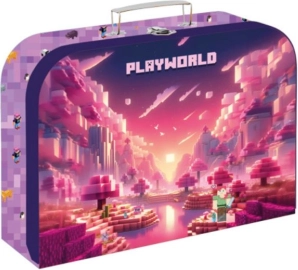 Walizeczka laminowana 34 cm Playworld Girl