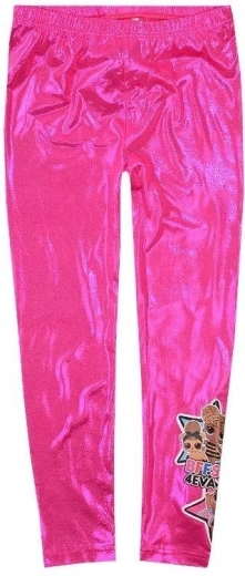 Holograficzne malinowe legginsy L.O.L. Surprise!