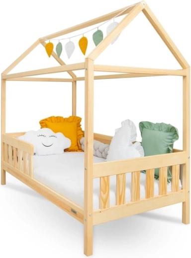 Solidne i naturalne wykonanie z litej sosny