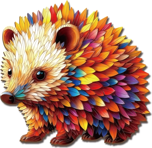 2Kids Toys drewniane puzzle jeż
