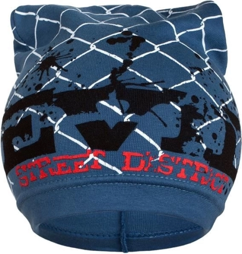 Wiosenna czapka dziecięca New Baby niebieska 104 (3–4 lata)