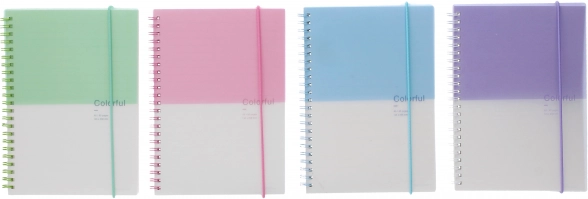 Liniowany notes 14,8 × 21 cm, dwukolorowy