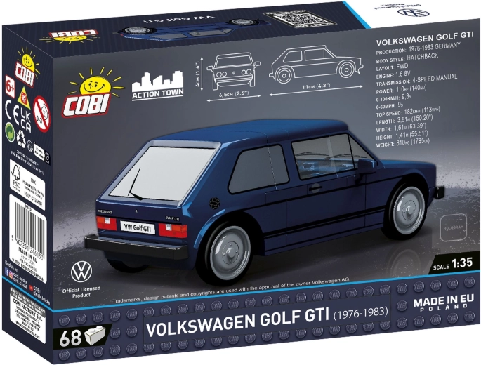68 elementów do kreatywnego budowania