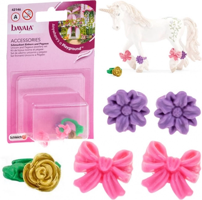 Schleich biżuteria dla jednorożca i pegaza